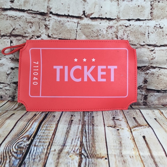 ipsy Ticket Cosmetic Make-Up Pouch - Picture 2 of 8